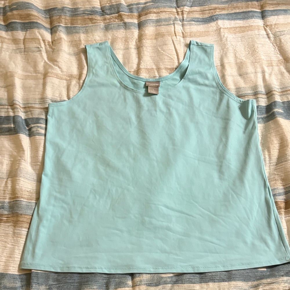 Chico's Light Blue Tank Top